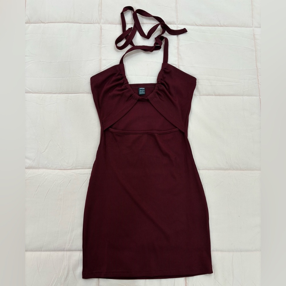 Burgundy Dress
